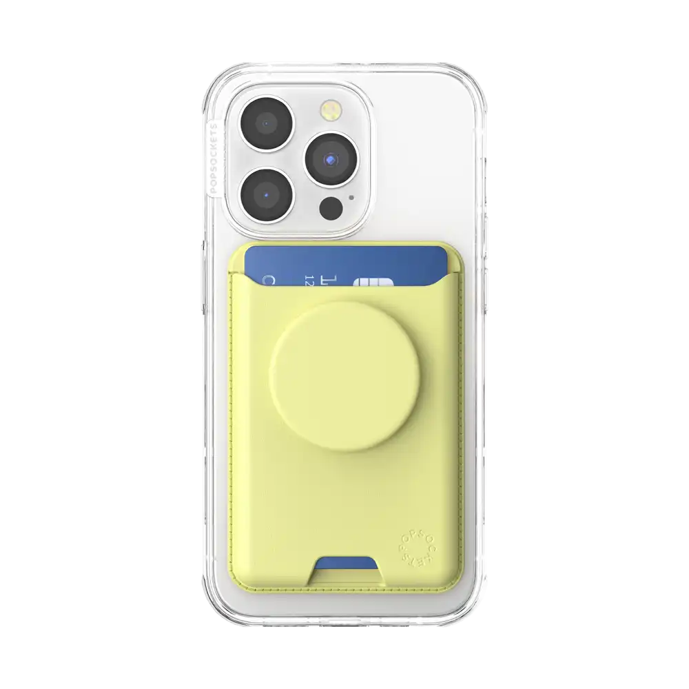 Butter Yellow — Softgoods MagSafe PopWallet+
