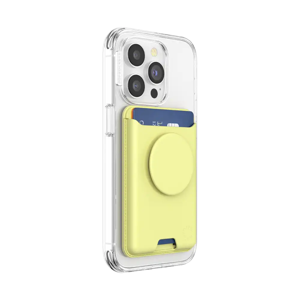 Butter Yellow — Softgoods MagSafe PopWallet+