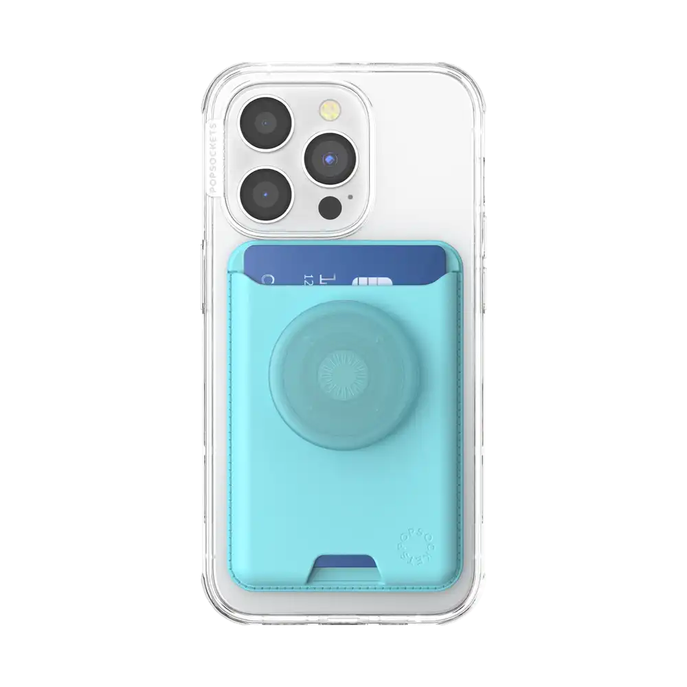 Butterfly Pea Blue — Softgoods MagSafe PopWallet+