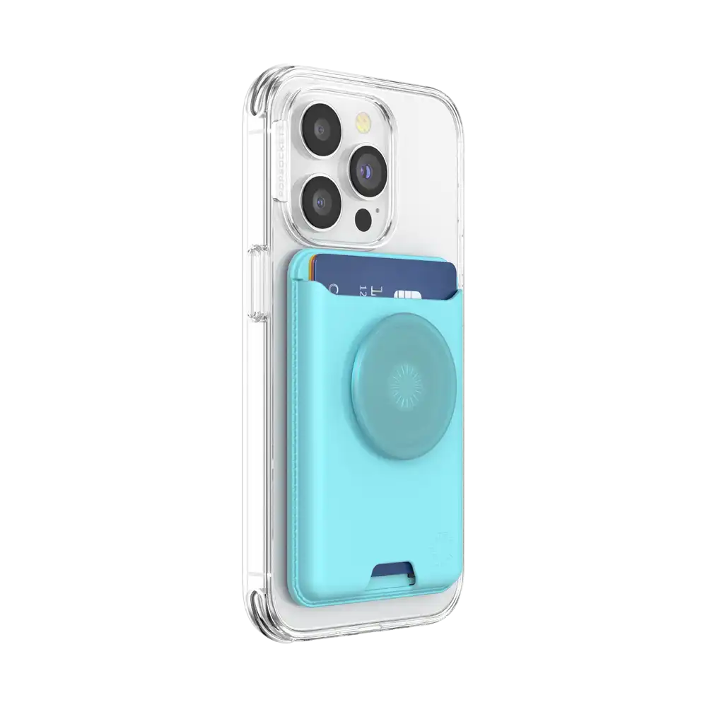 Butterfly Pea Blue — Softgoods MagSafe PopWallet+