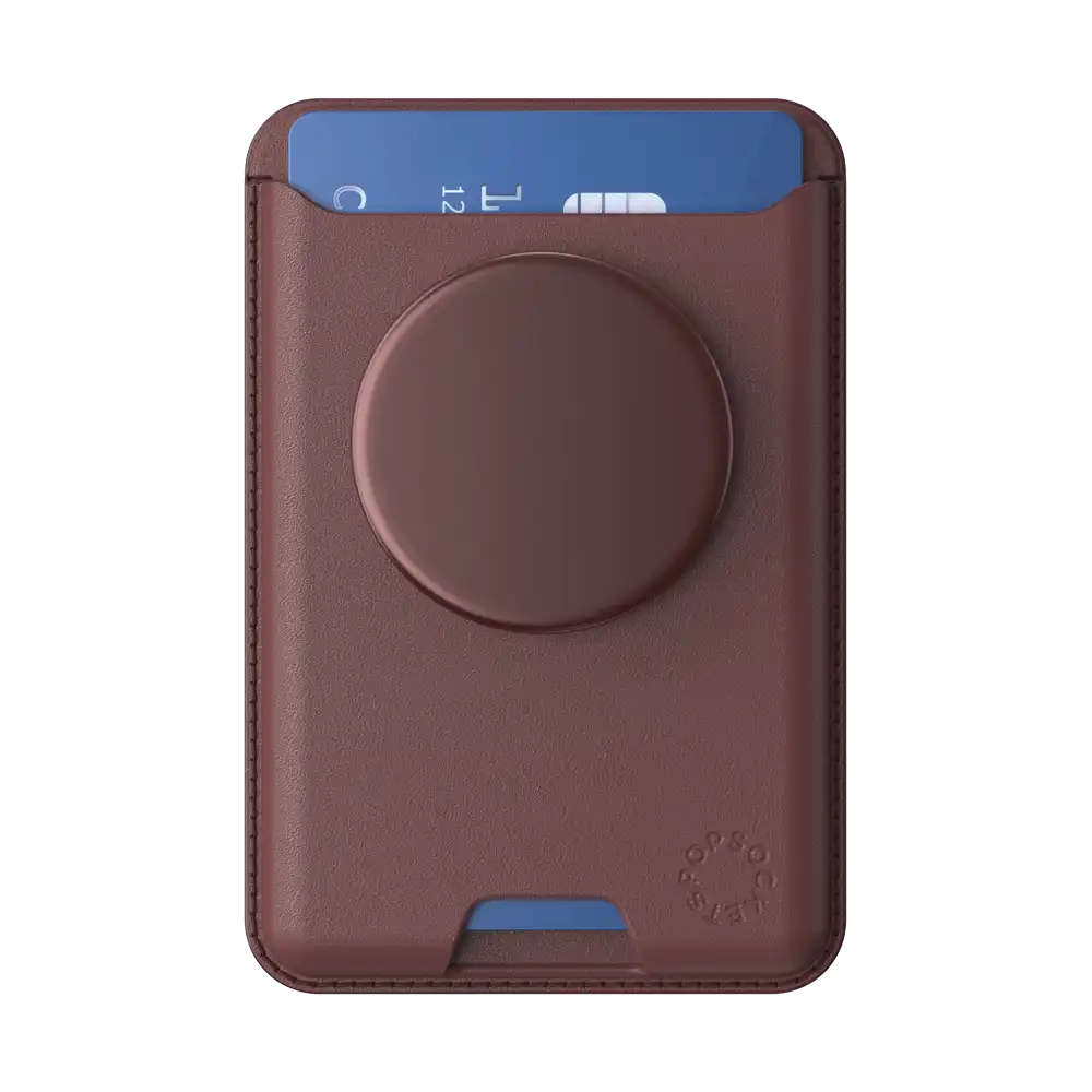 Aluminum Oxblood — Softgoods MagSafe PopWallet+