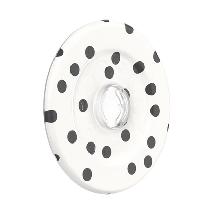 Clear Glitter Silver — MagSafe Round Base