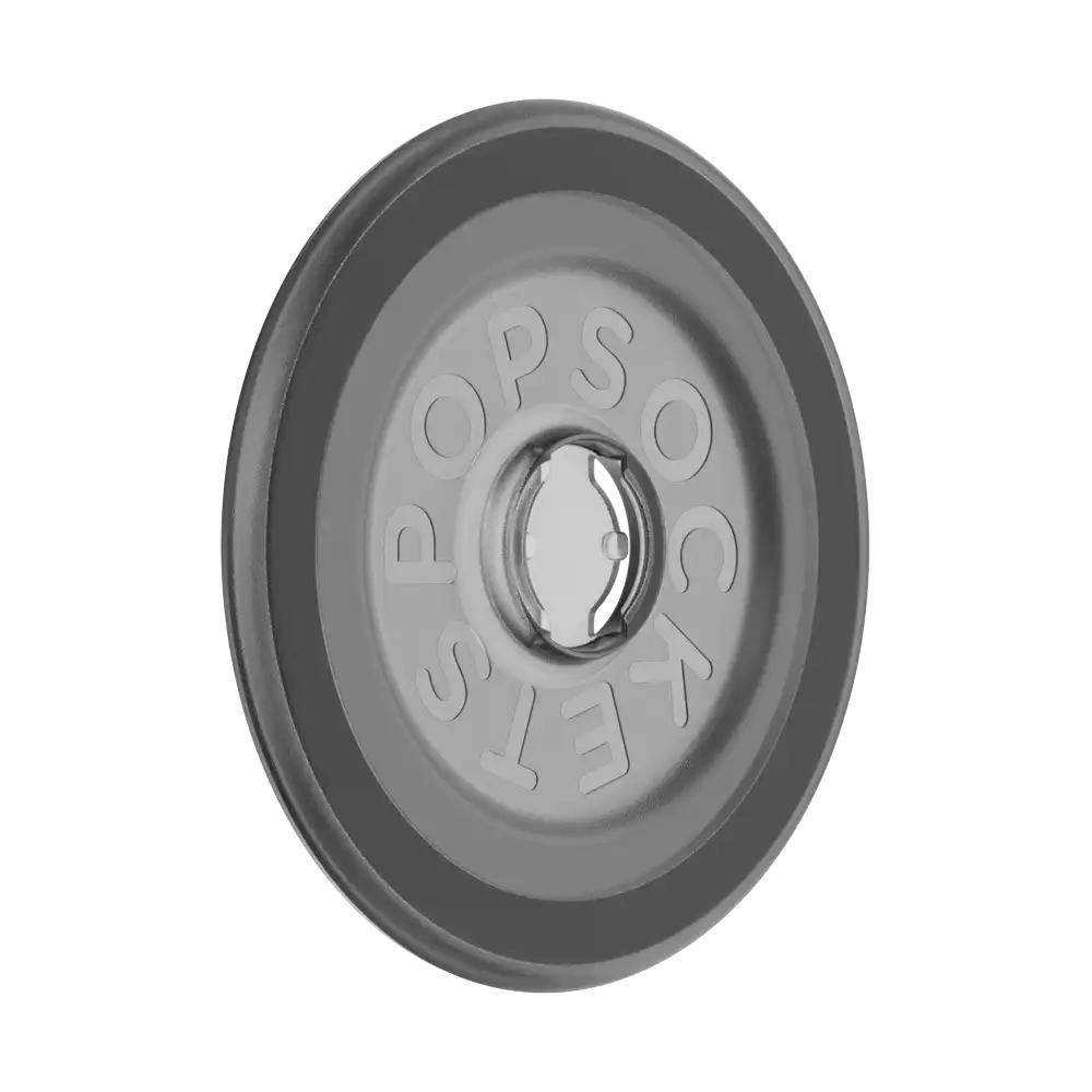 Clear Glitter Silver — MagSafe Round Base