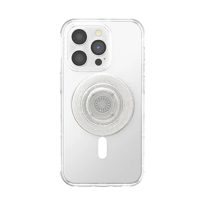 Clear Glitter — MagSafe PopGrip