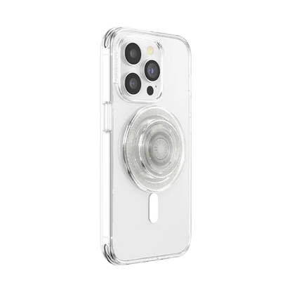 Clear Glitter — MagSafe PopGrip