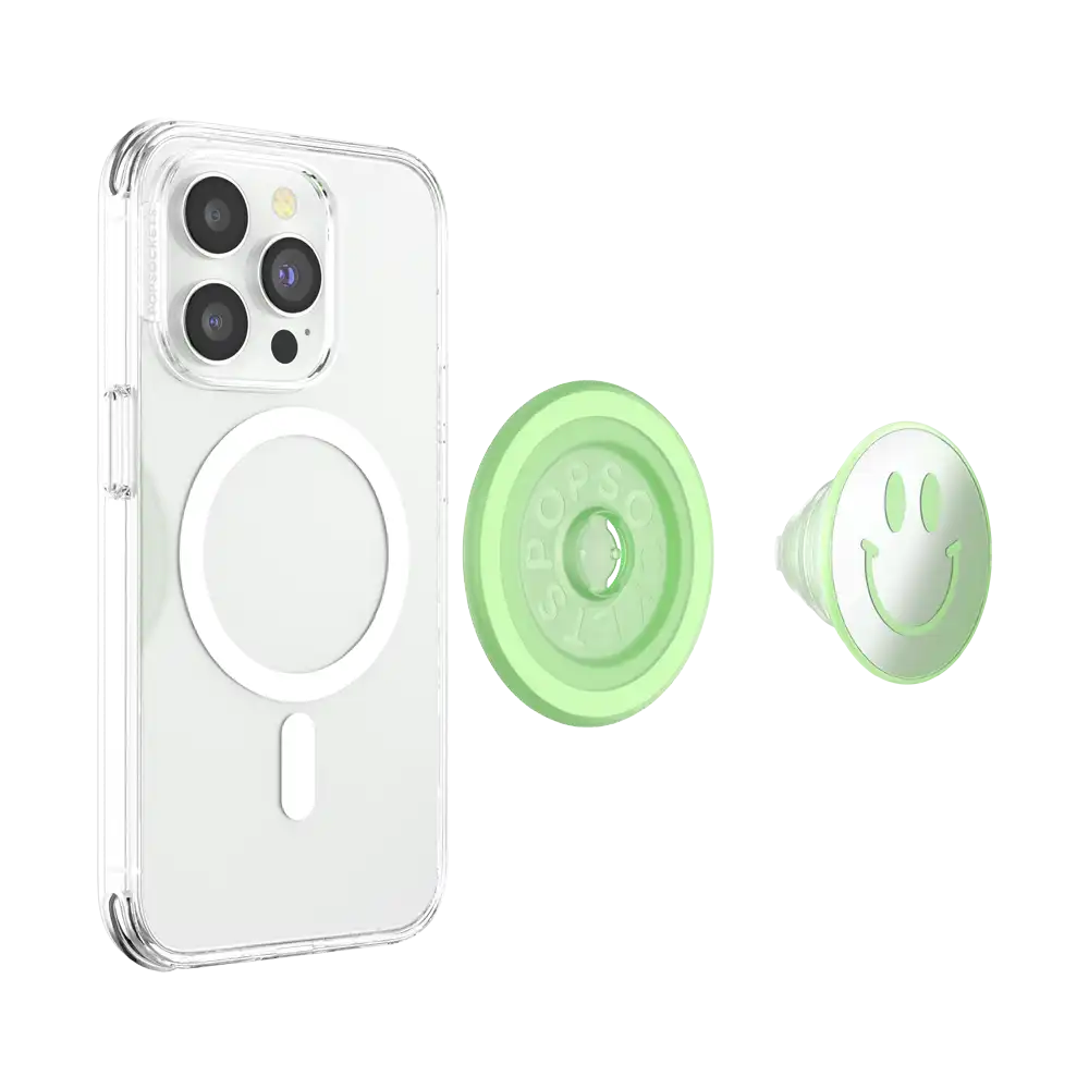 Matcha Dew Happy Reflex — MagSafe PopGrip