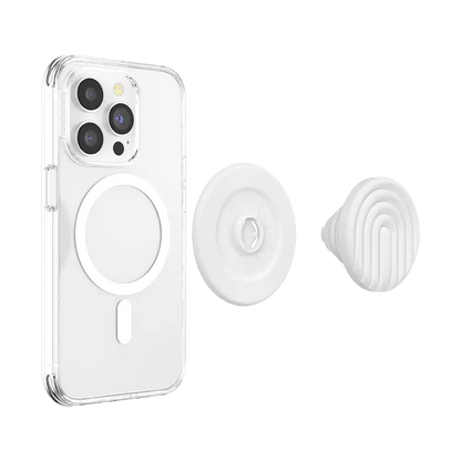 Enamel Latte Cut — MagSafe PopGrip