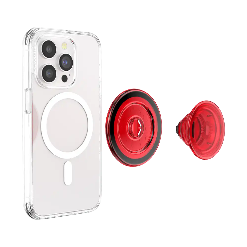 White Opalescent — MagSafe PopGrip