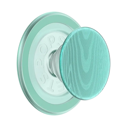 Aluminum Moire Turquoise — MagSafe PopGrip