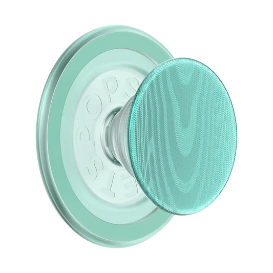 Aluminum Moire Turquoise — MagSafe PopGrip