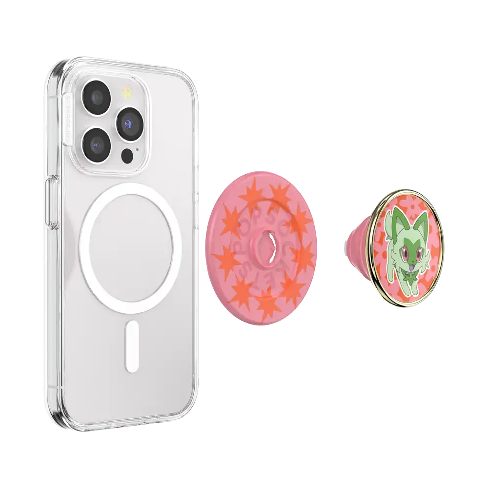 Enamel Sprigatito Stretch — MagSafe PopGrip