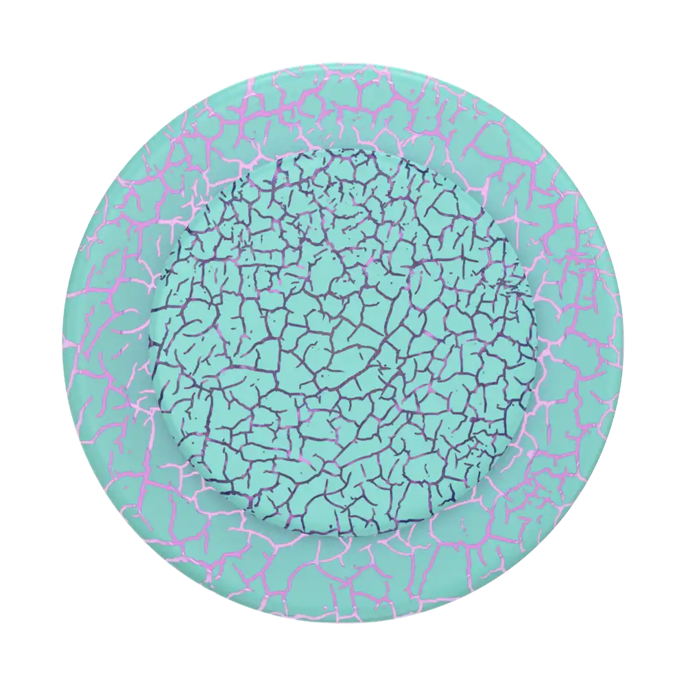 Crackle Reef Printed Sugar Plum — MagSafe PopGrip