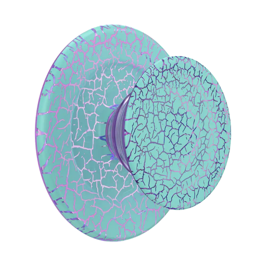 Crackle Reef Printed Sugar Plum — MagSafe PopGrip
