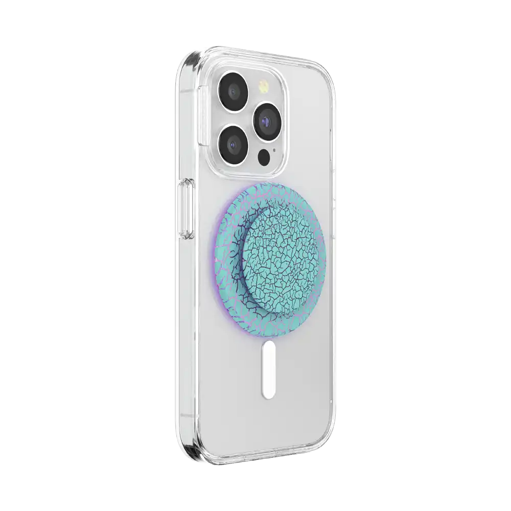 Crackle Reef Printed Sugar Plum — MagSafe PopGrip