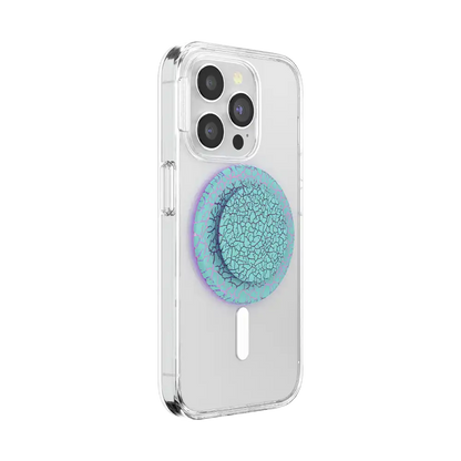 Crackle Reef Printed Sugar Plum — MagSafe PopGrip