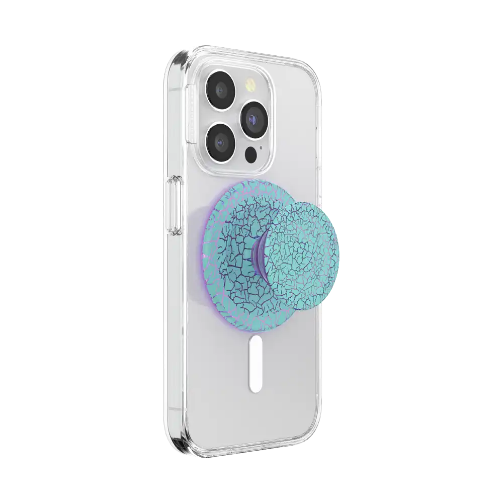 Crackle Reef Printed Sugar Plum — MagSafe PopGrip
