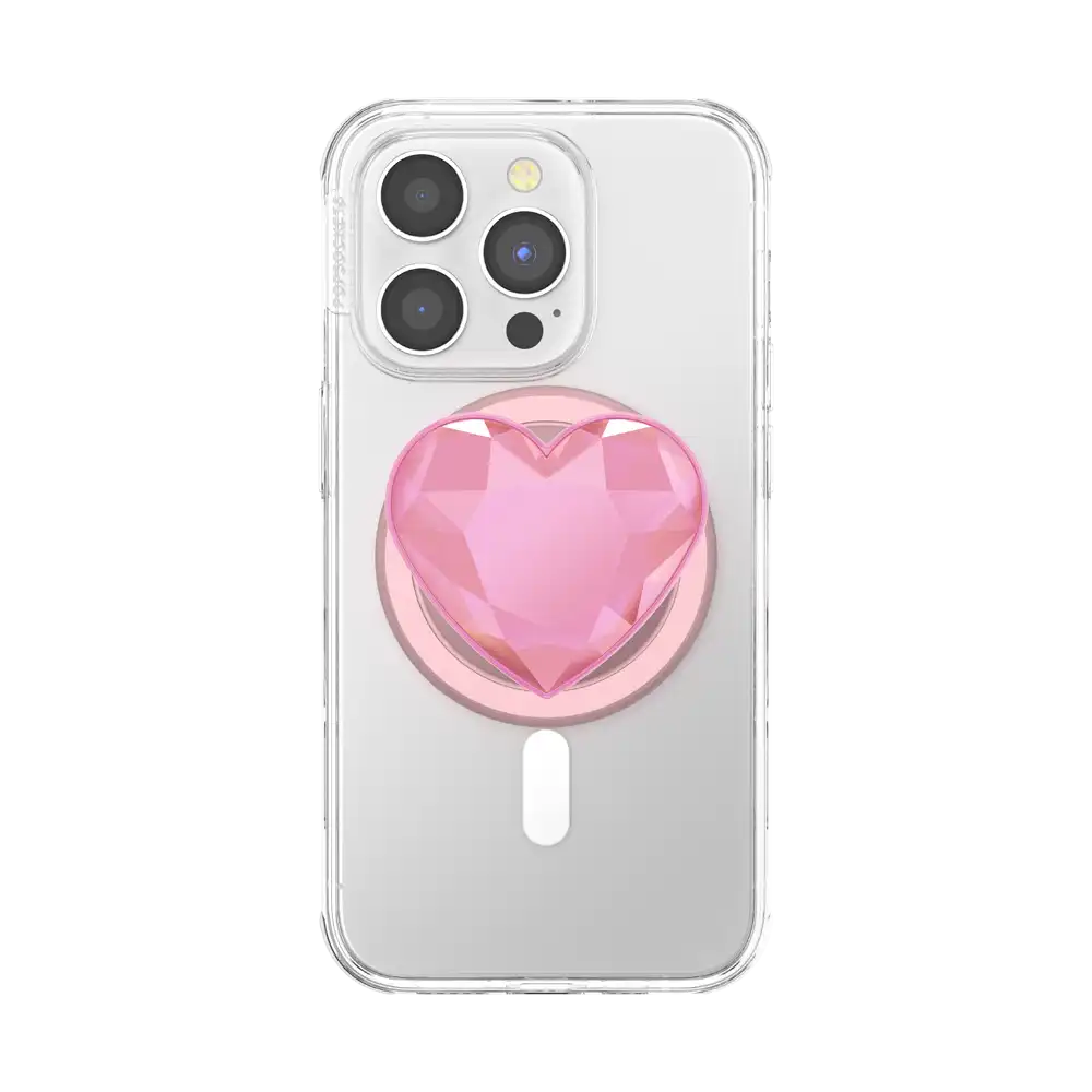 Crystal Heart — MagSafe PopGrip