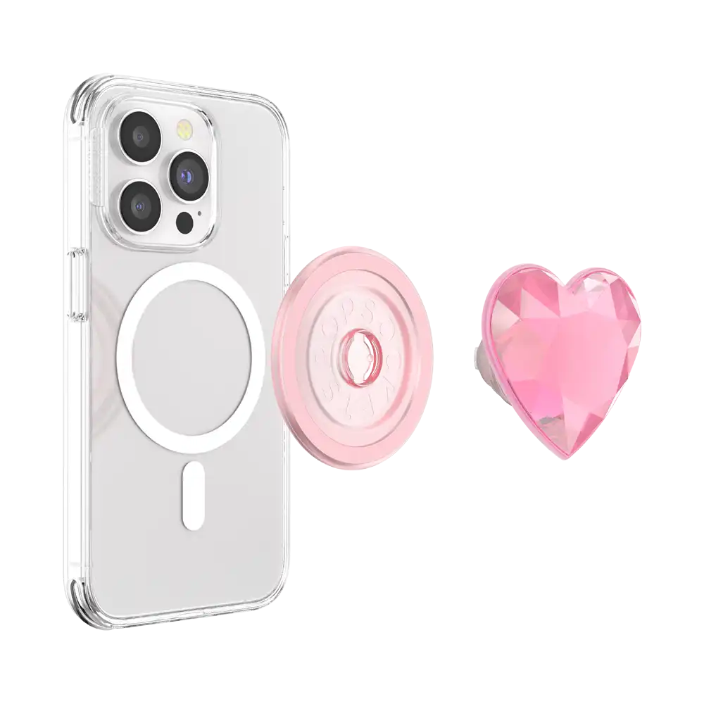 Crystal Heart — MagSafe PopGrip
