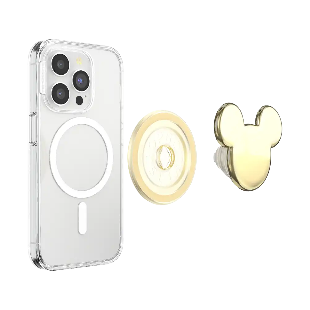PopOut Latte Mickey — MagSafe PopGrip