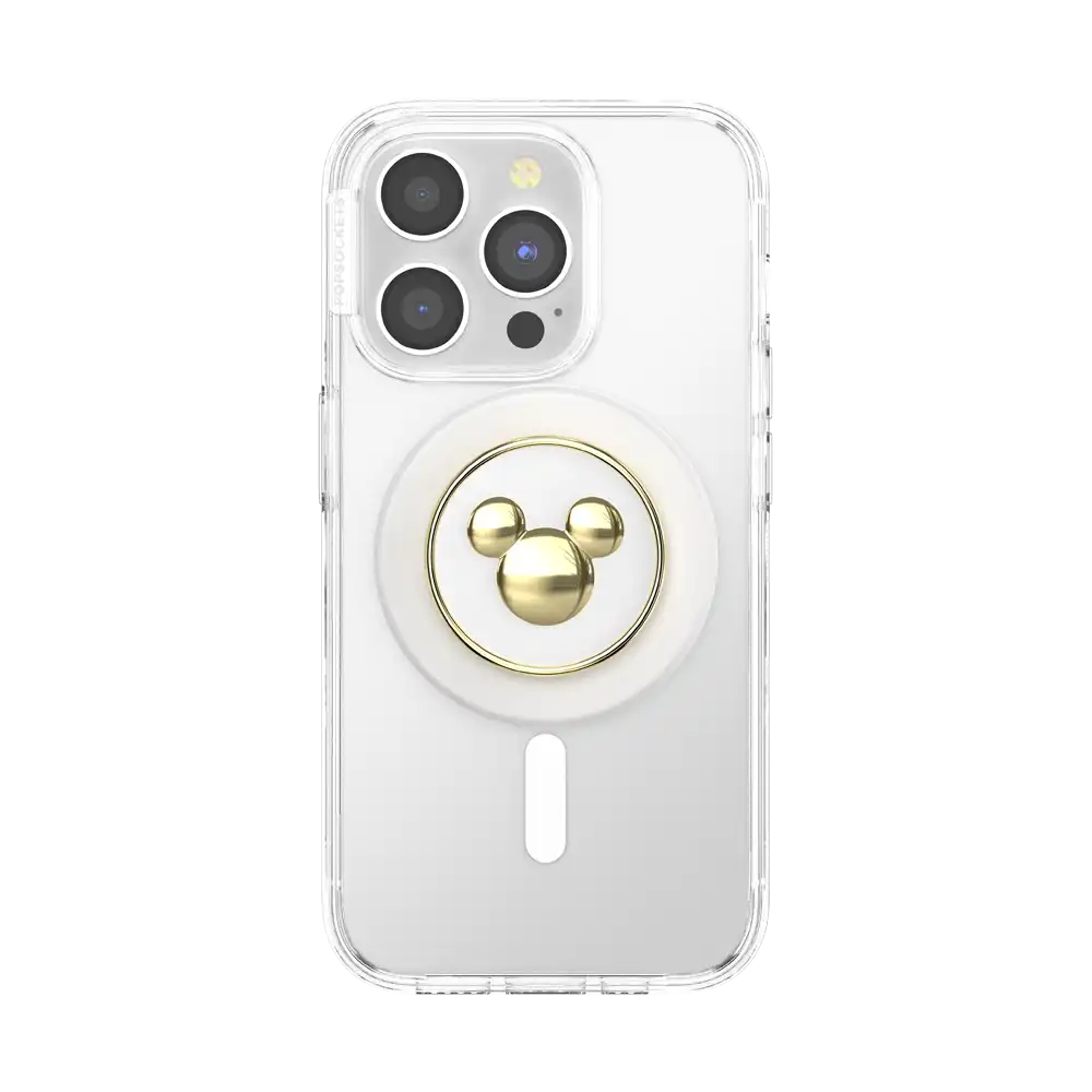 Plush Mickey Black — MagSafe PopGrip