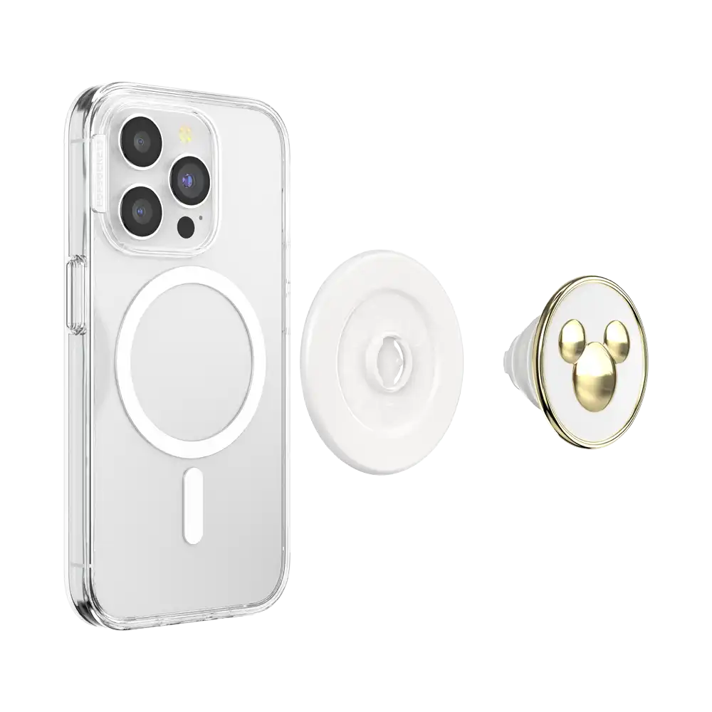 Plush Mickey Black — MagSafe PopGrip