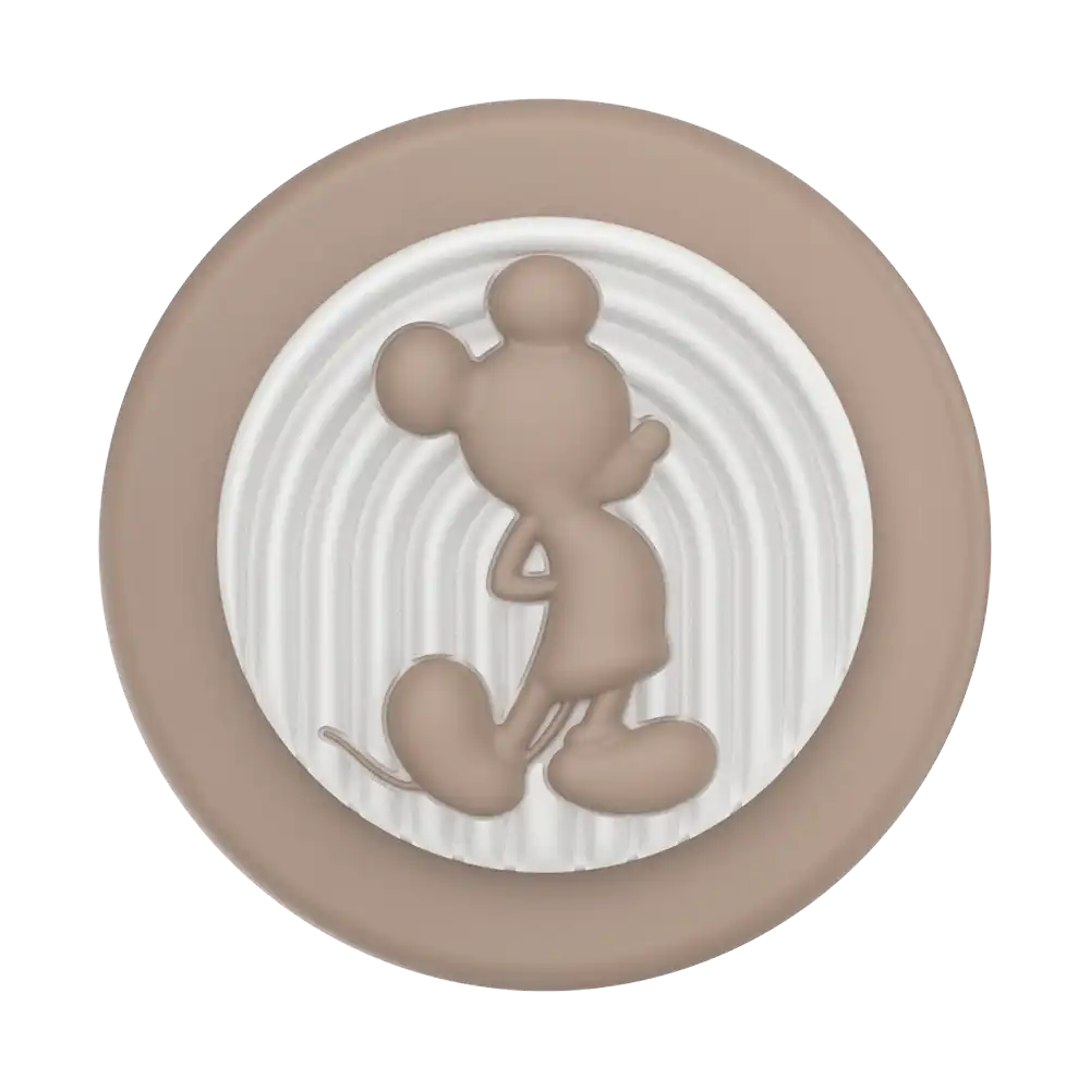 PopOut Latte Mickey — MagSafe PopGrip