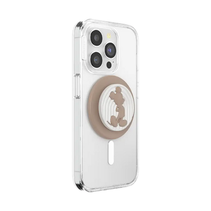 PopOut Latte Mickey — MagSafe PopGrip