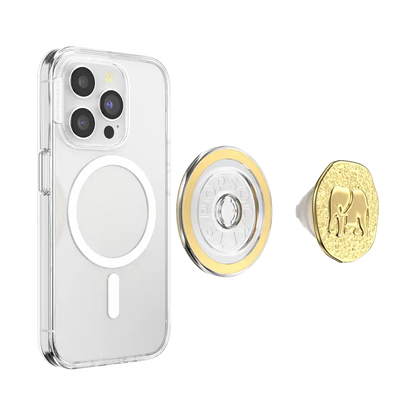 Enamel Elephant Token — MagSafe PopGrip