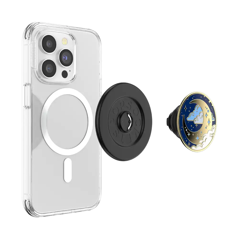 Enamel Fly Me To The Moon — MagSafe PopGrip