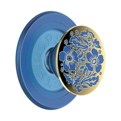 Enamel Floral Relief — MagSafe PopGrip