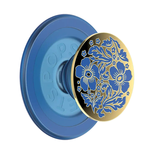 Enamel Lace Blue Vermeer — MagSafe PopGrip