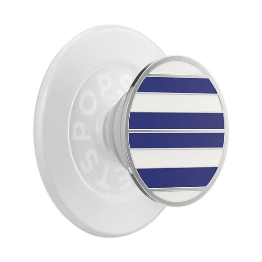 Enamel Nautical Stripe — MagSafe PopGrip