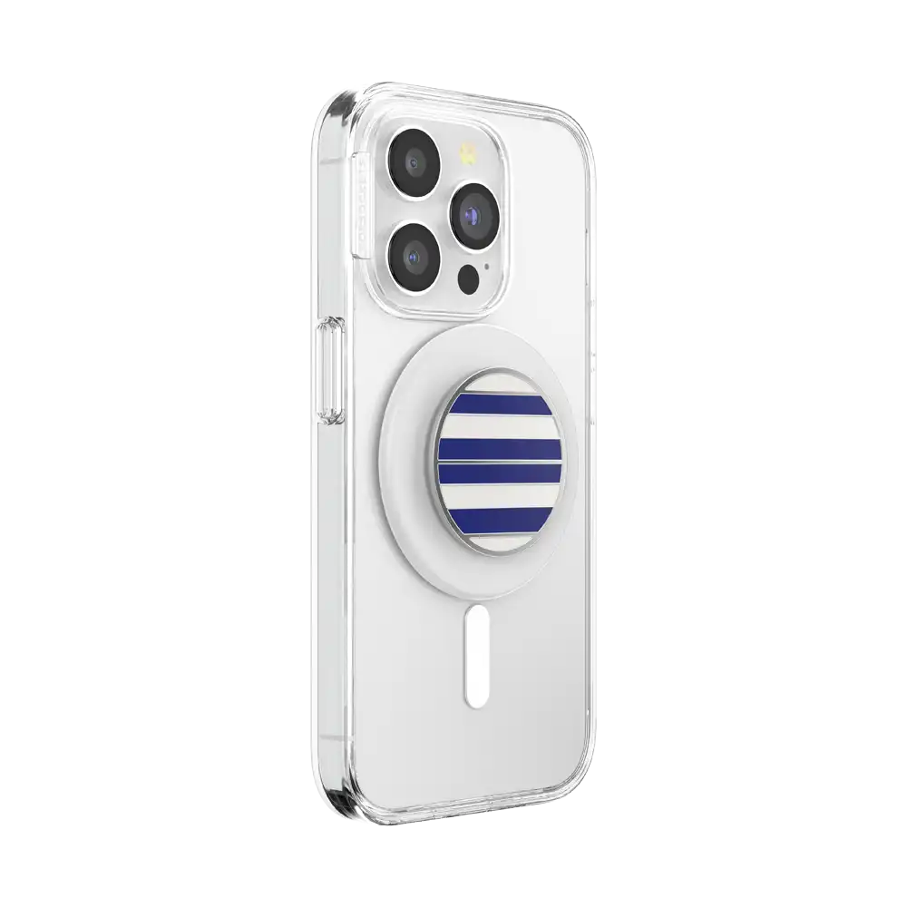 Enamel Nautical Stripe — MagSafe PopGrip
