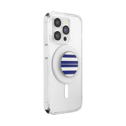 Enamel Nautical Stripe — MagSafe PopGrip