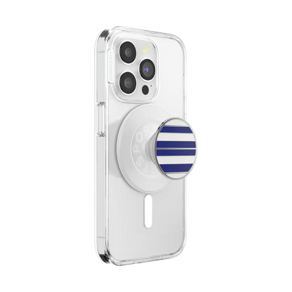 Enamel Nautical Stripe — MagSafe PopGrip