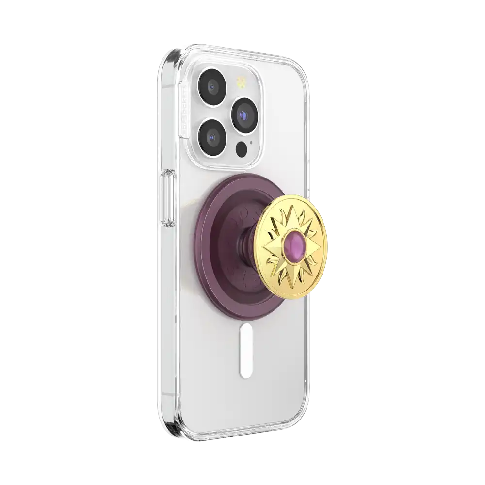 Enamel Sun Jewel Mauve — MagSafe PopGrip