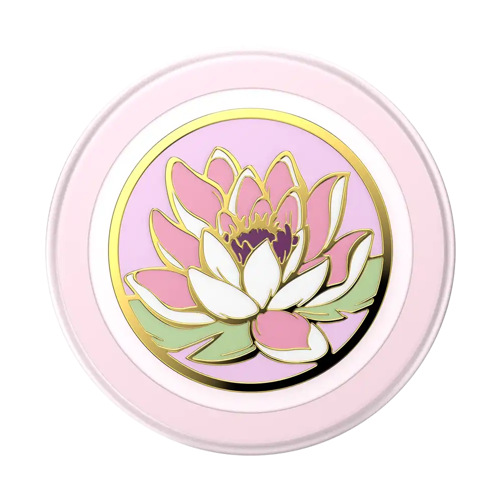 Enamel Water Lily — MagSafe PopGrip