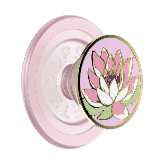 Enamel Water Lily — MagSafe PopGrip