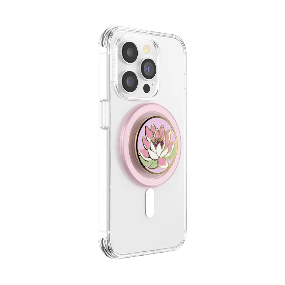 Enamel Water Lily — MagSafe PopGrip