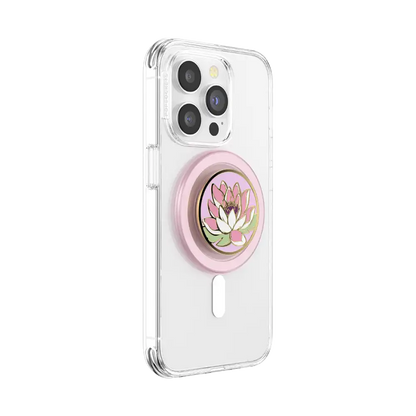 Enamel Water Lily — MagSafe PopGrip