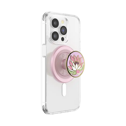 Enamel Water Lily — MagSafe PopGrip