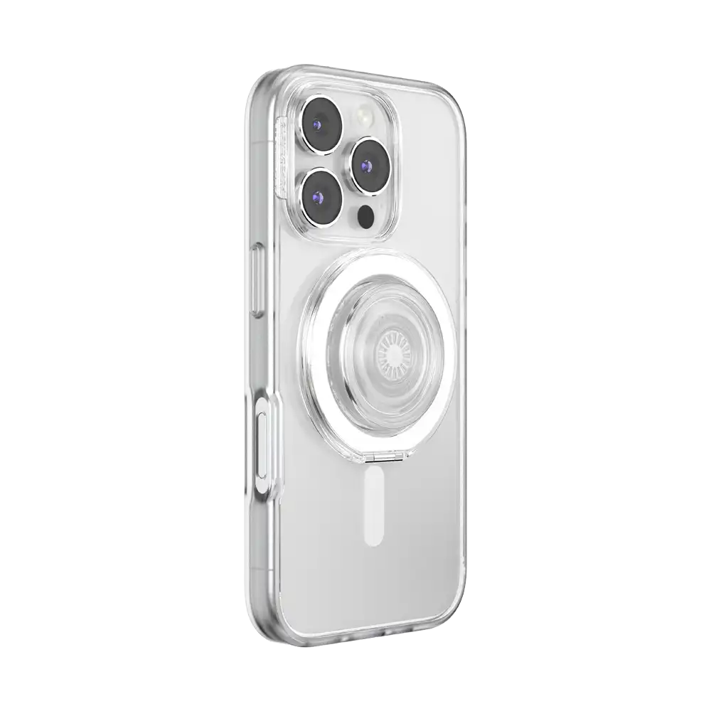 Clear — MagSafe Kick-Out Grip & Stand