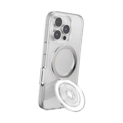 Clear — MagSafe Kick-Out Grip & Stand