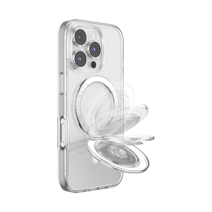 Clear — MagSafe Kick-Out Grip & Stand