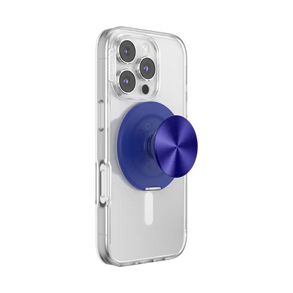 Aluminum Radial French Navy — MagSafe Kick-Out Grip & Stand