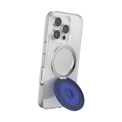 Aluminum Radial French Navy — MagSafe Kick-Out Grip & Stand