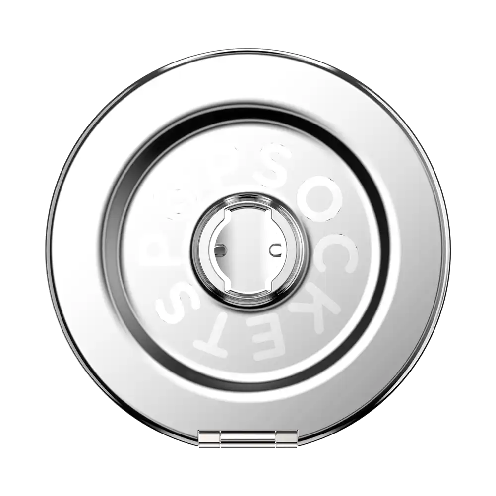 Aluminum Radial Silver — MagSafe Kick-Out Grip & Stand