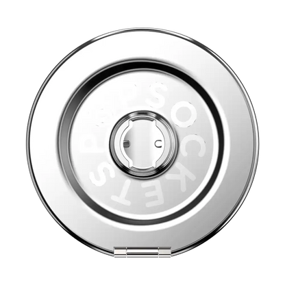 Aluminum Radial Silver — MagSafe Kick-Out Grip & Stand