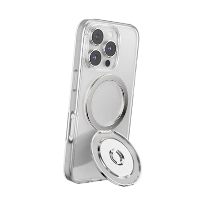Aluminum Radial Silver — MagSafe Kick-Out Grip & Stand