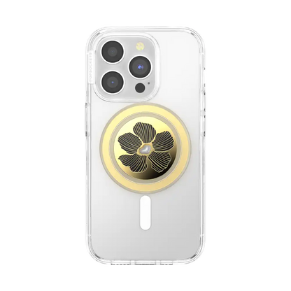 Enamel Floral Relief — MagSafe PopGrip